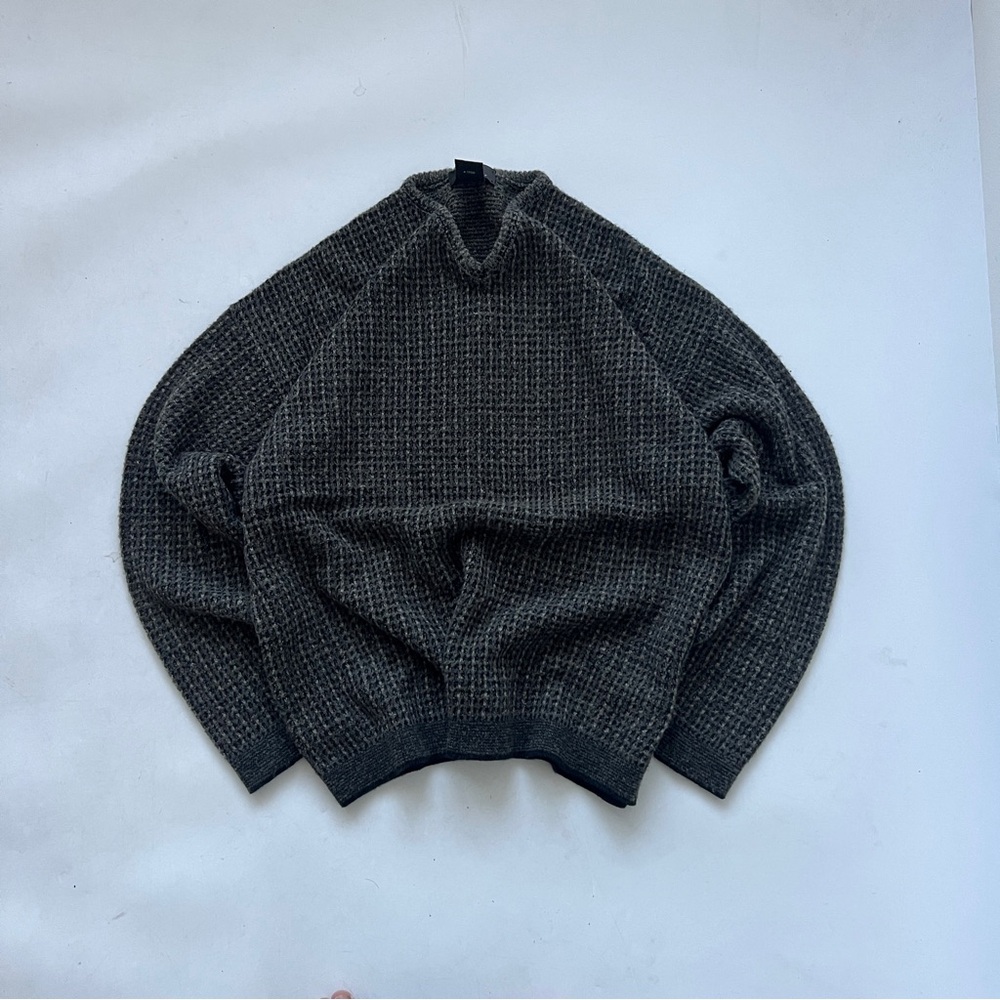 Italian Vintage J ferrar Charcoal V-Neck Sweater